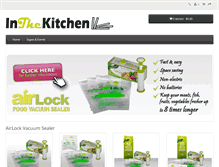 Tablet Screenshot of inthekitchen.com.au